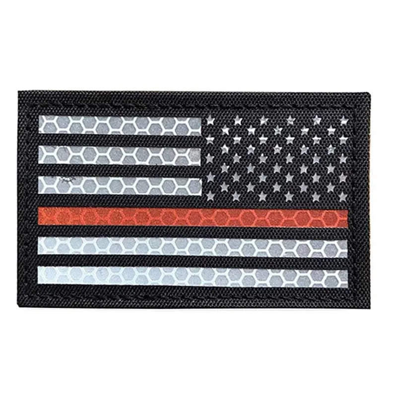 IR Reflective US Flag Patch 8 x 5 cm