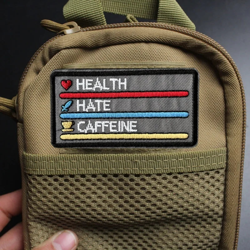 Health Hate Caffeine Morale Patch