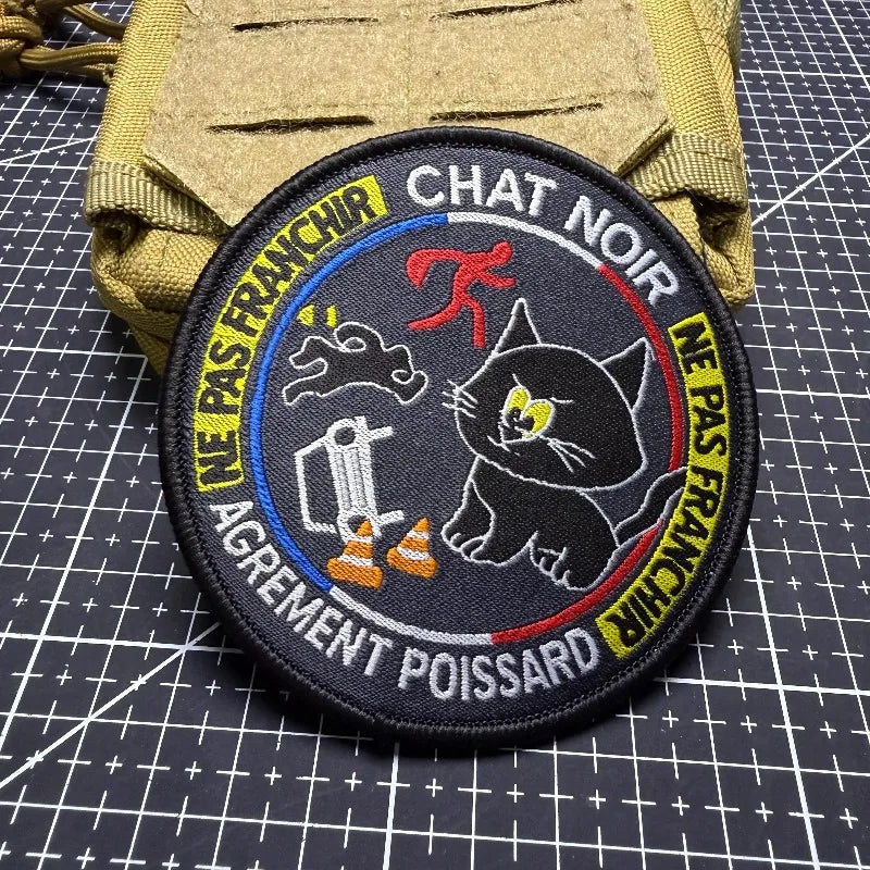Funny Black Cat Morale Patch