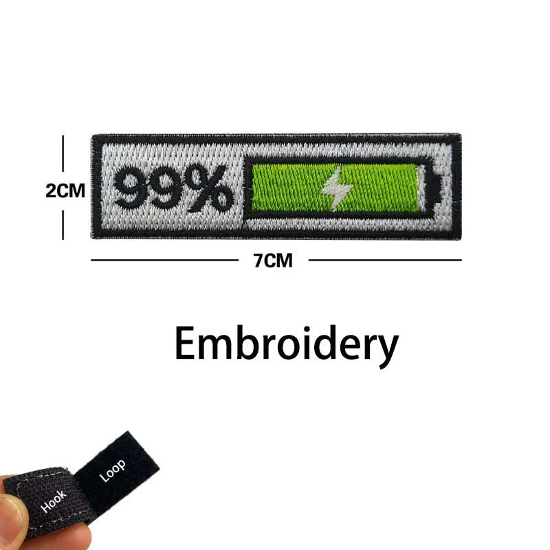 Phone Battery 1% and 99% Patch