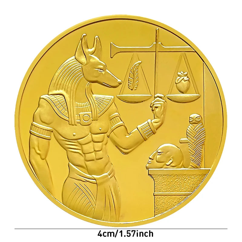 Anubis Egyptian God of Death Coin
