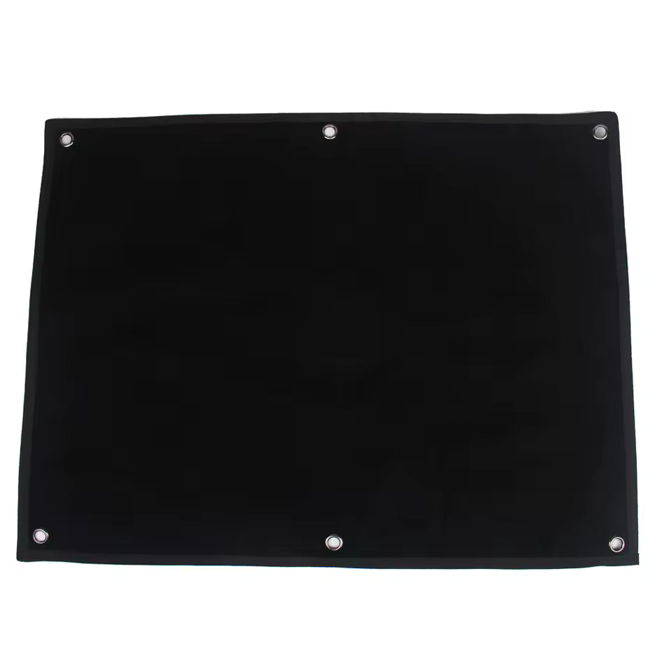 Velcro patch display board, 60x45cm, mounted on wall with patches