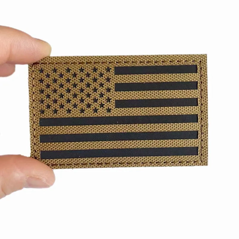 IR Reflective US Flag Patch 8 x 5 cm