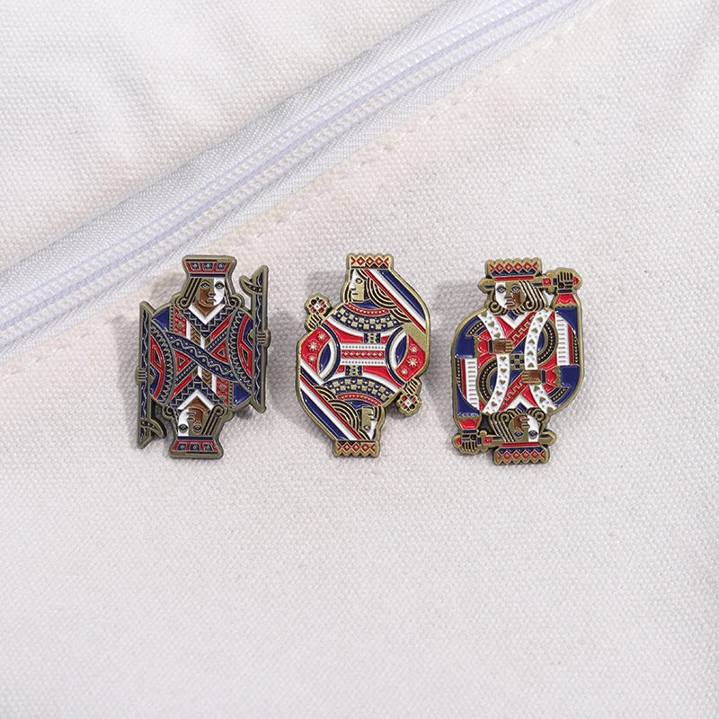 Playing Card Suit Enamel Pins