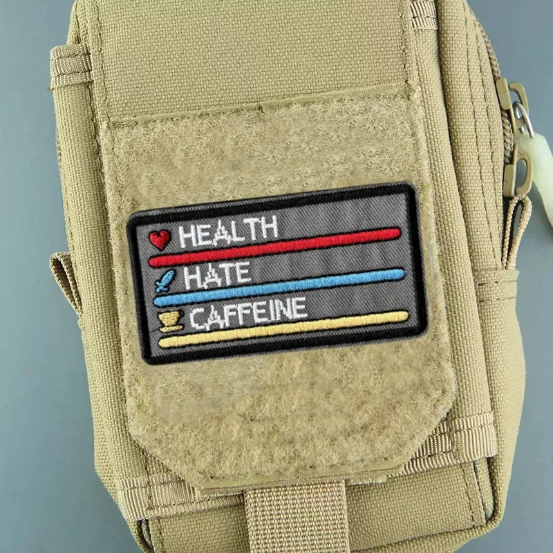 Health Hate Caffeine Morale Patch