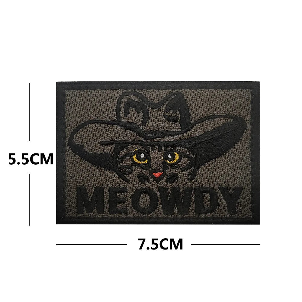 Glow In The Dark Ghost Cat Patches