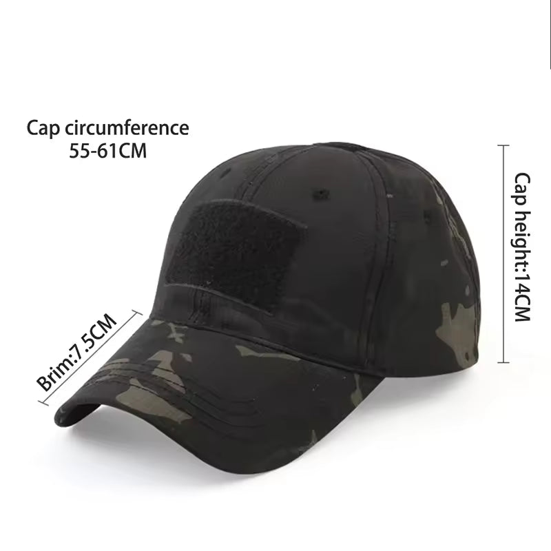 Tactical cap side view