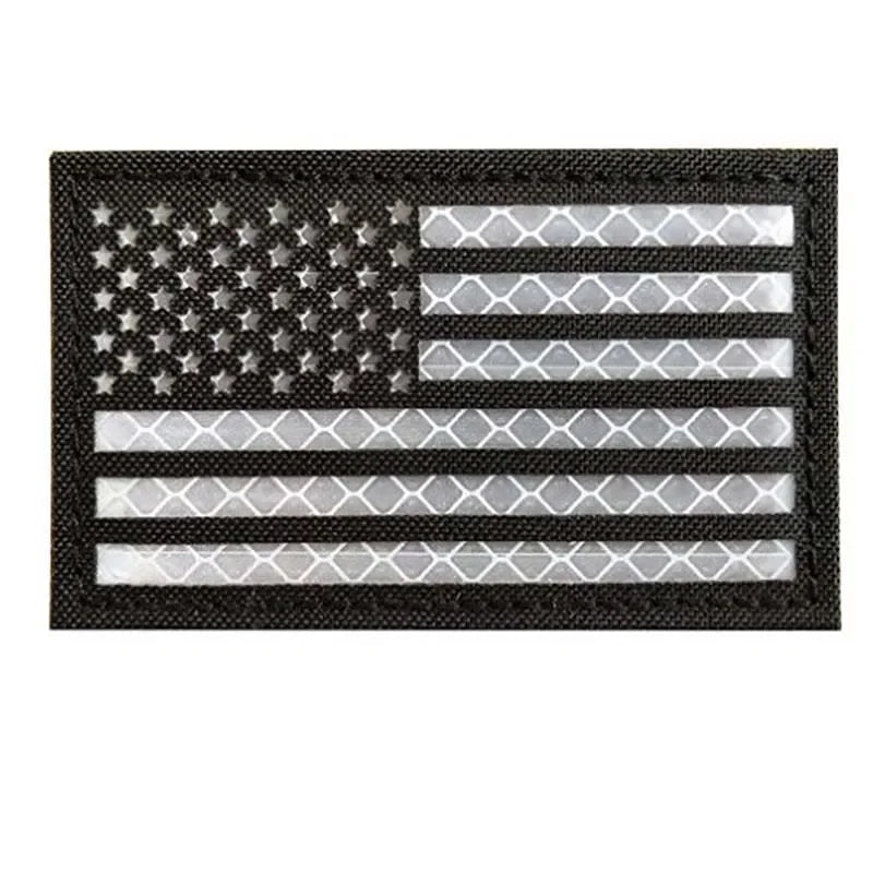IR Reflective US Flag Patch 8 x 5 cm
