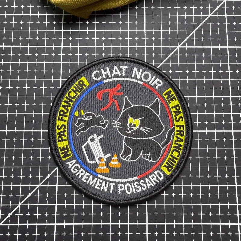 Funny Black Cat Morale Patch