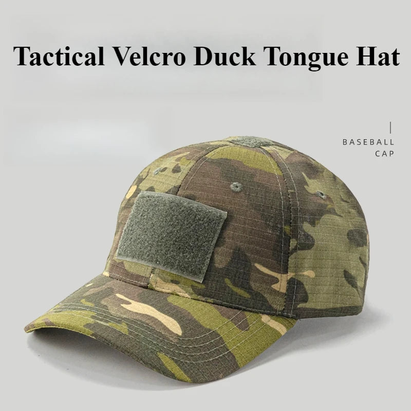 Tactical Camo Baseball Cap, Adjustable