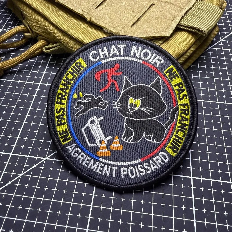 Funny Black Cat Morale Patch