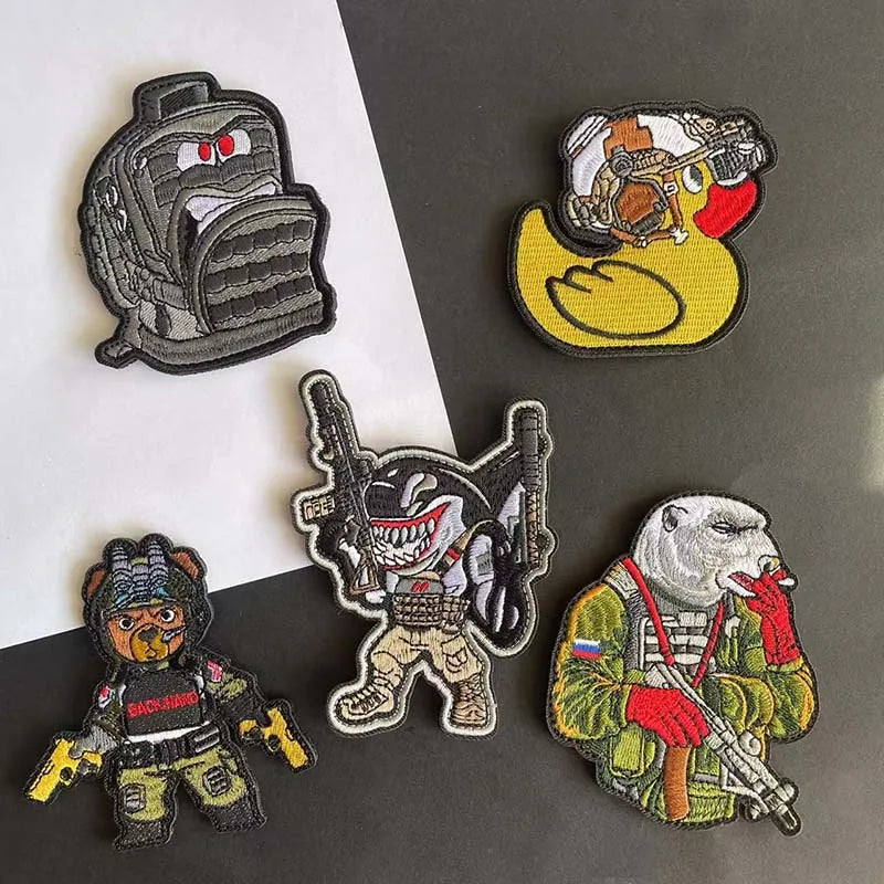 Funny Animal Morale Patches