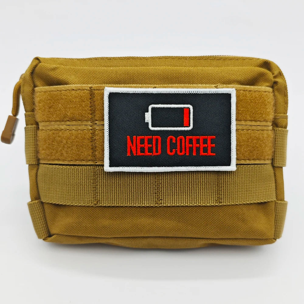 Low Battery Need Coffee Patch