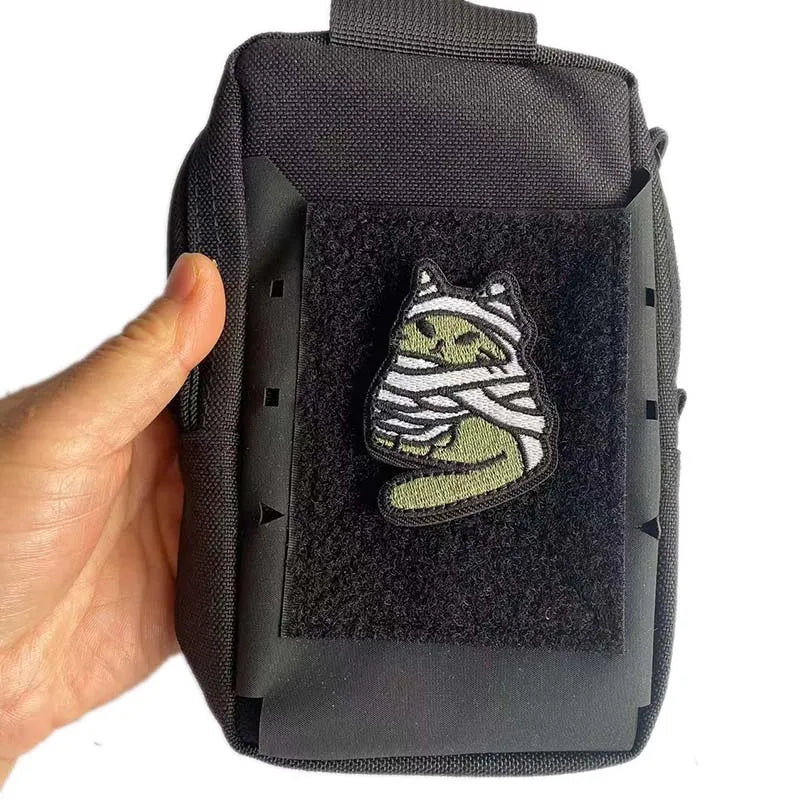 Glow In The Dark Ghost Cat Patches