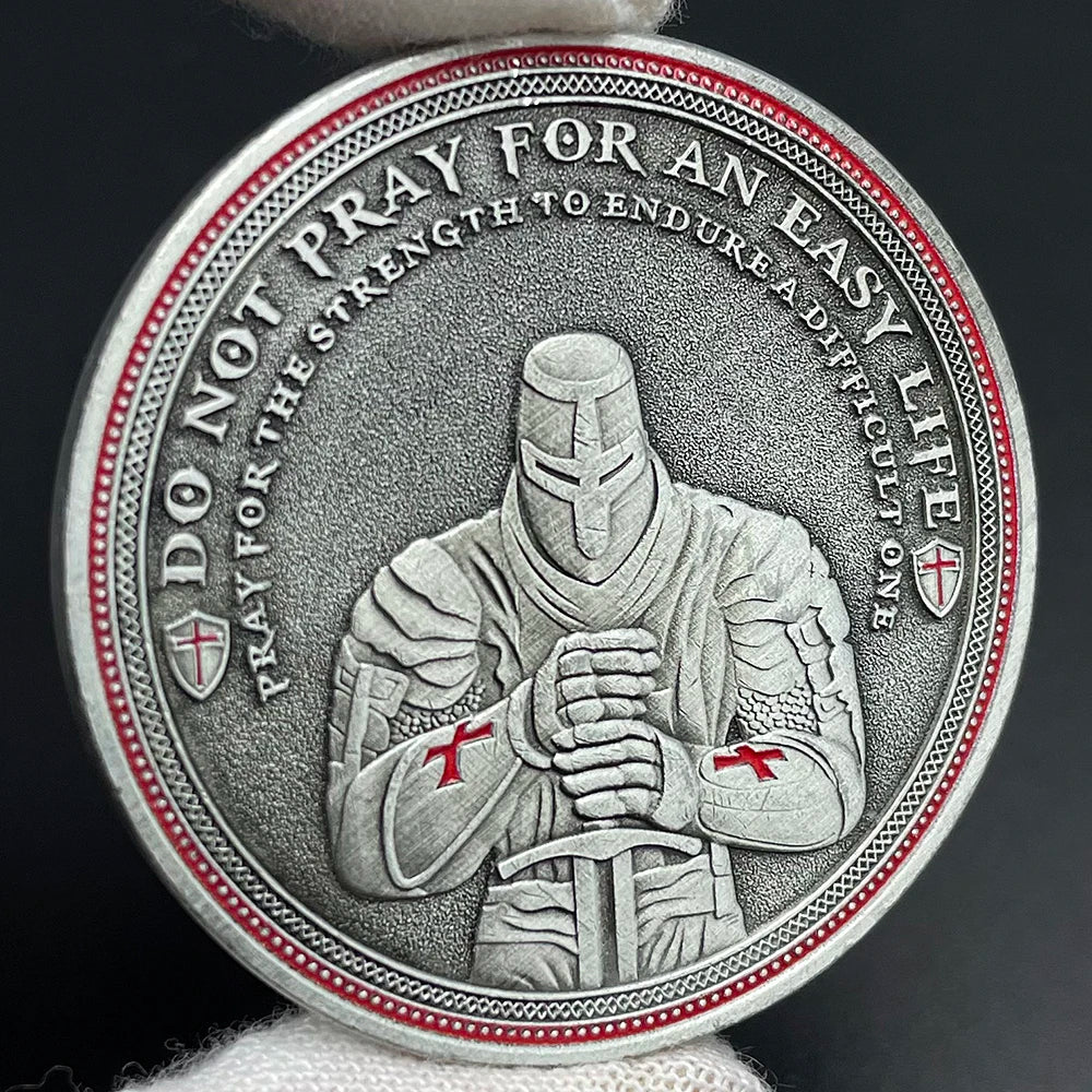 Knights Templar Red Cross Coin