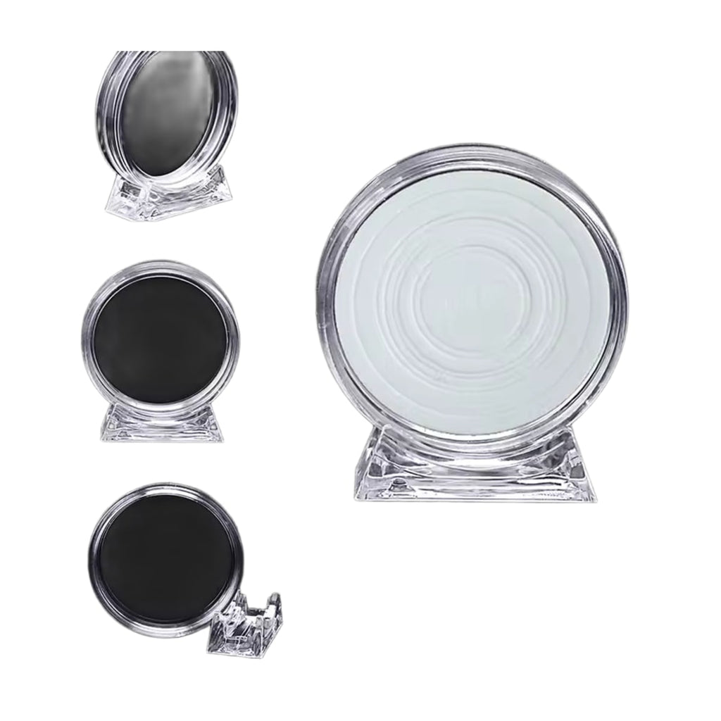 Acrylic coin capsules 45 mm with display stands