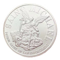 Saint Michael challenge coin, obverse